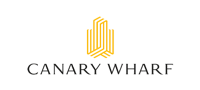 the logo of canary wharf